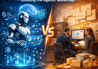 Chart comparing AI-powered features of LeadsAIx CRM with traditional CRM systems in a business context.
